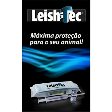 Logotipo da vacina Leishtec contra a leishmaniose