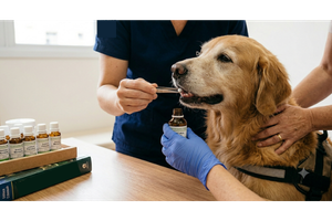Ilustração da especialidade de homeopatia veterinária